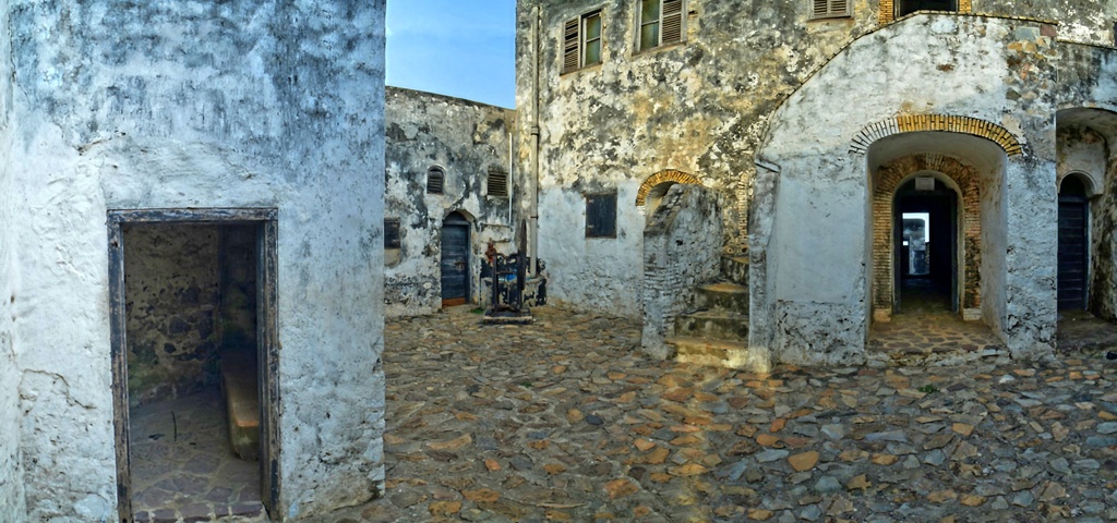 Dutch Fort Patience inside view, Central region fort, Ghana