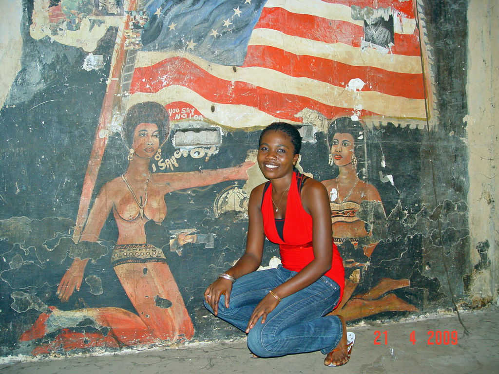 Graffiti wall painting at Ussher Fort prison, photographer by (c) Remo Kurka