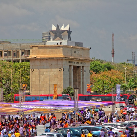 Black Star Square Independence Square Accra (c) Remo Kurka