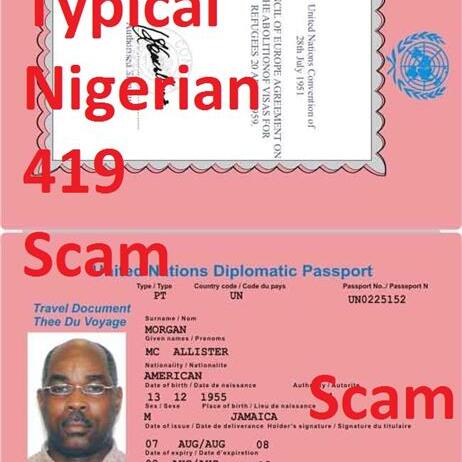 Fake Document Ghana & Africa Scam